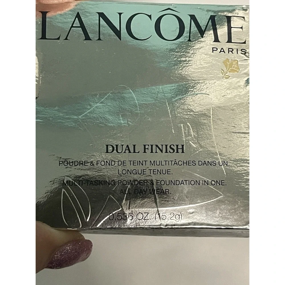 LANCOME ~ DUAL FINISH POWDER MAKEUP ~ # 520 SUEDE (W) ~ 0.536 OZ‎